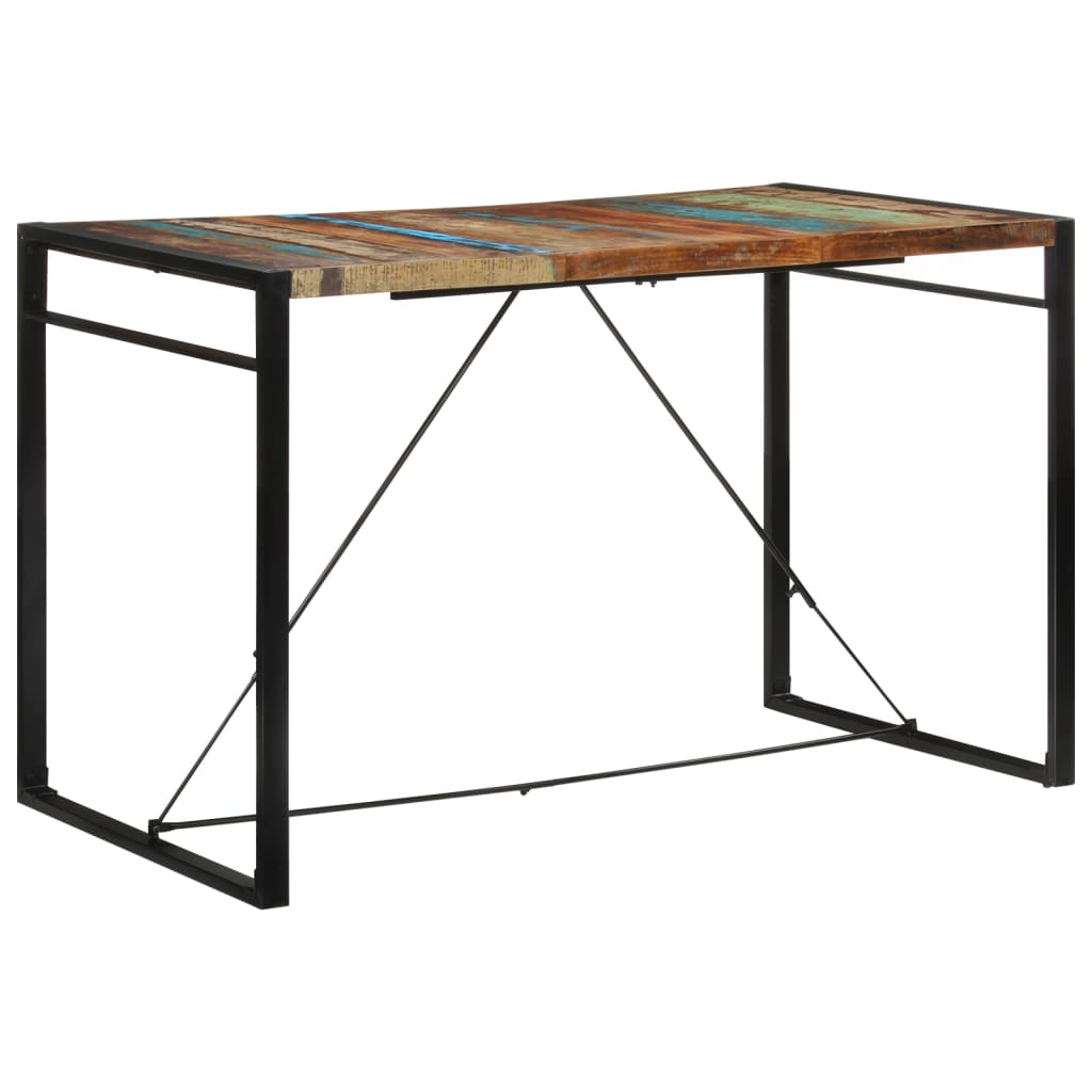 Barbord 175x90x110 cm gjenvunnet heltre