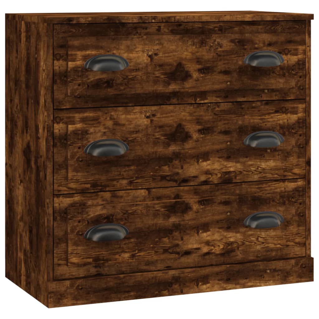 Skjenk røkt eik 70x35,5x67,5 cm konstruert tre
