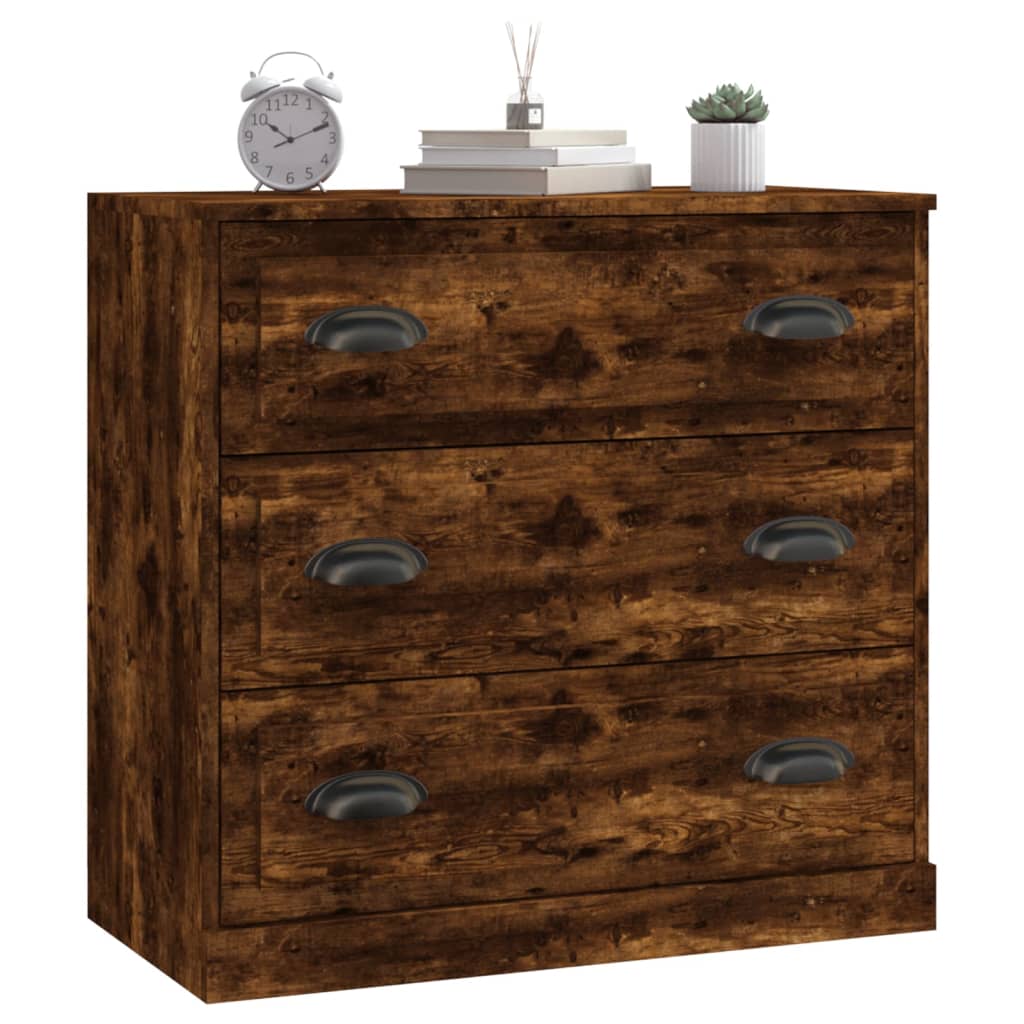 Skjenk røkt eik 70x35,5x67,5 cm konstruert tre