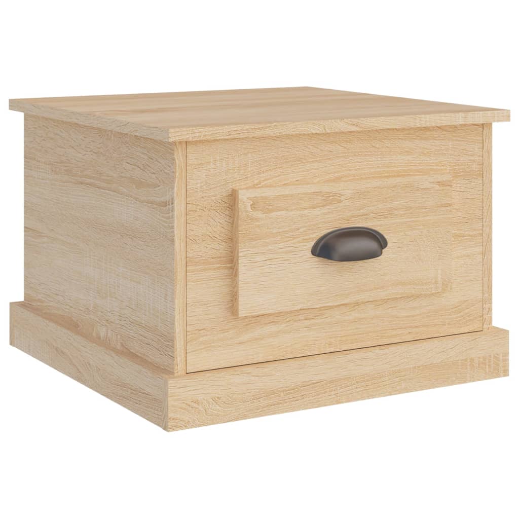 Salongbord sonoma eik 50x50x35 cm konstruert tre