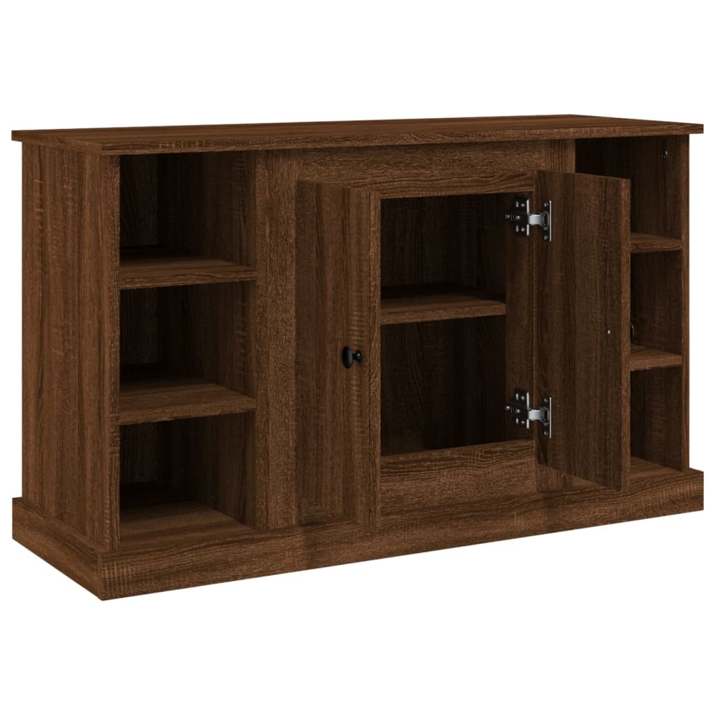 Skjenk brun eik 100x35,5x60 cm konstruert tre