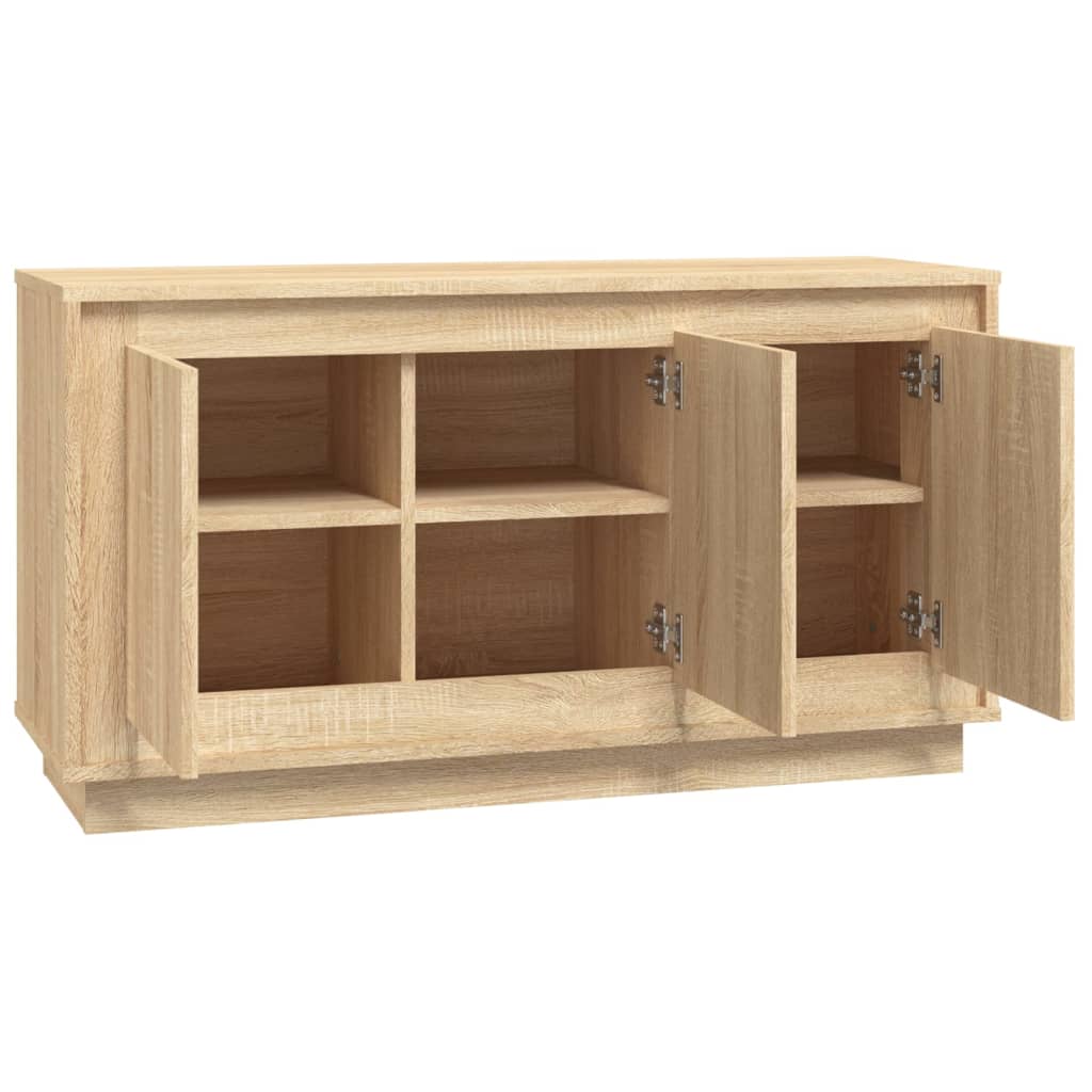 Skjenk sonoma eik 102x35x55 cm konstruert tre