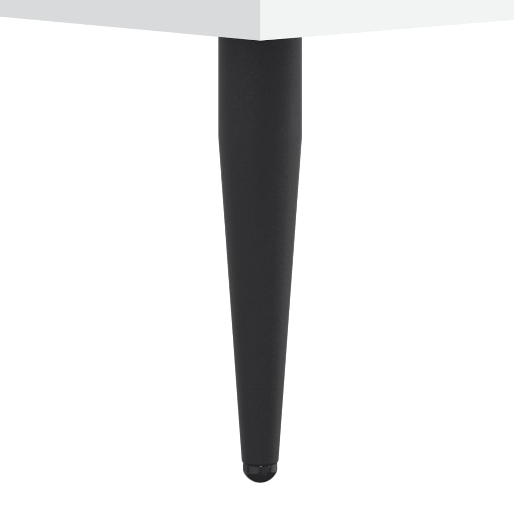 Sengeramme hvit 135x190 cm konstruert tre