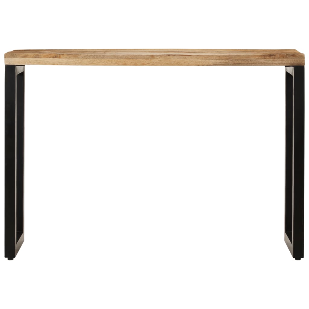 Konsollbord 110x35x76 cm grovt heltre mangotre