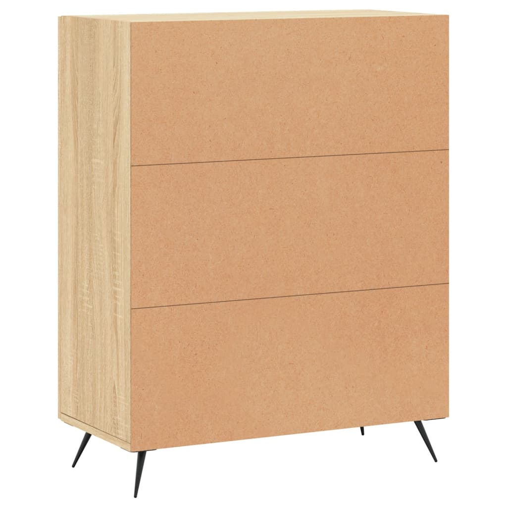 Skjenk sonoma eik 69,5x34x90 cm konstruert tre