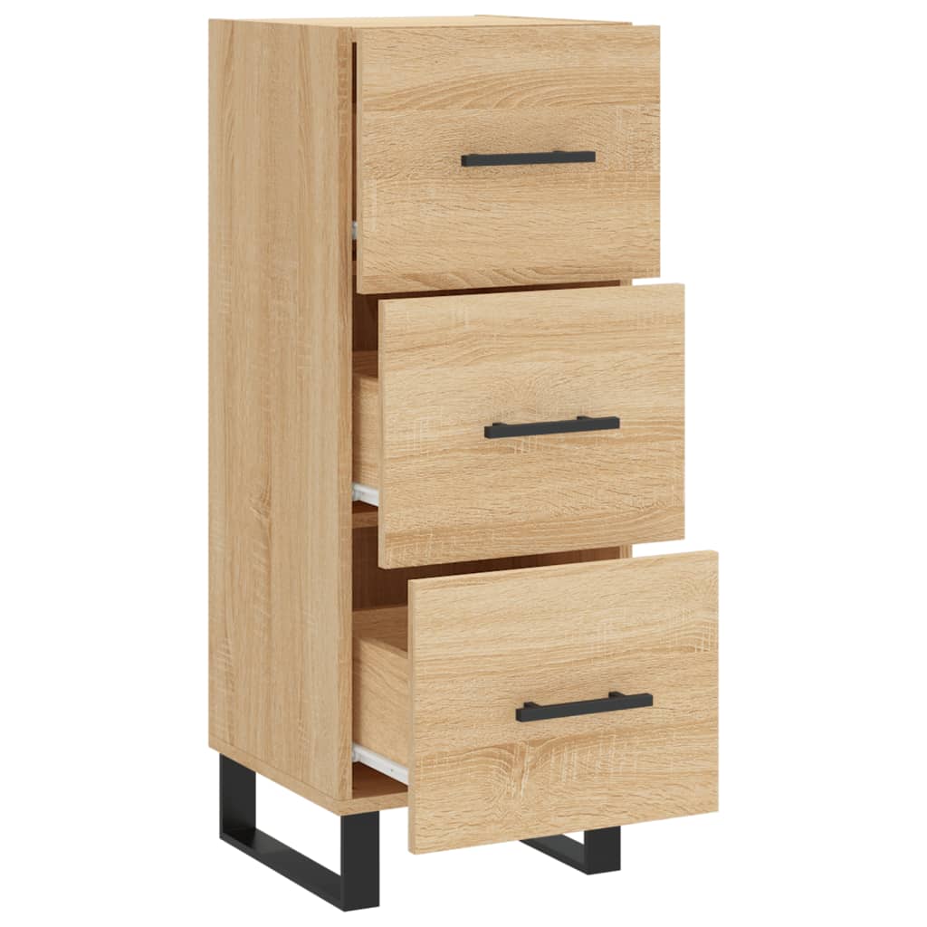 Skjenk sonoma eik 34,5x34x90 cm konstruert tre