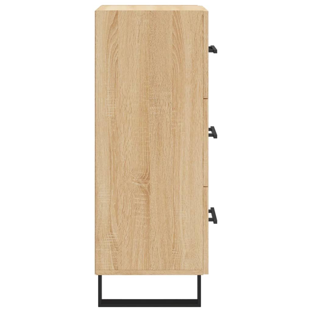 Skjenk sonoma eik 34,5x34x90 cm konstruert tre