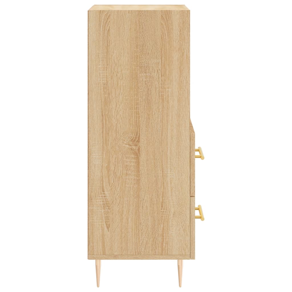 Skjenk sonoma eik 34,5x34x90 cm konstruert tre