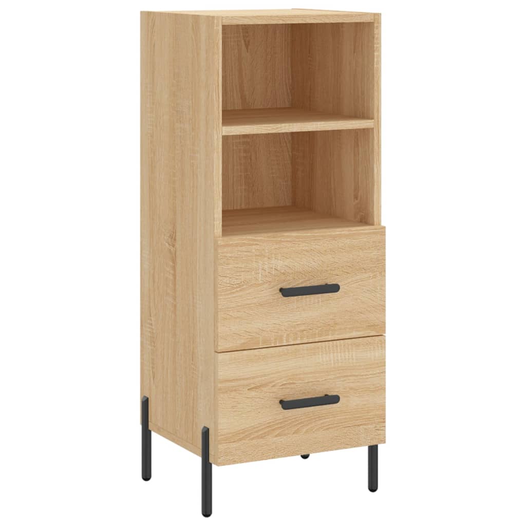 Skjenk sonoma eik 34,5x34x90 cm konstruert tre