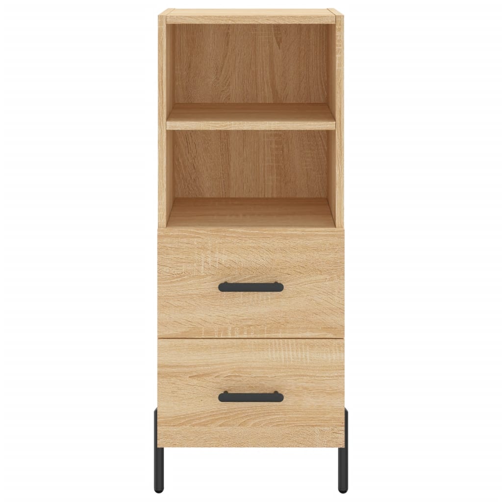 Skjenk sonoma eik 34,5x34x90 cm konstruert tre