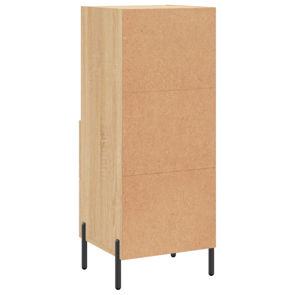 Skjenk sonoma eik 34,5x34x90 cm konstruert tre
