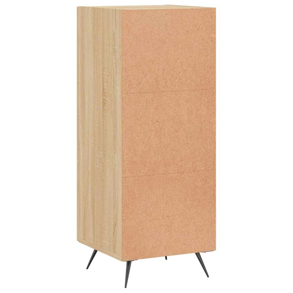 Skjenk sonoma eik 34,5x34x90 cm konstruert tre