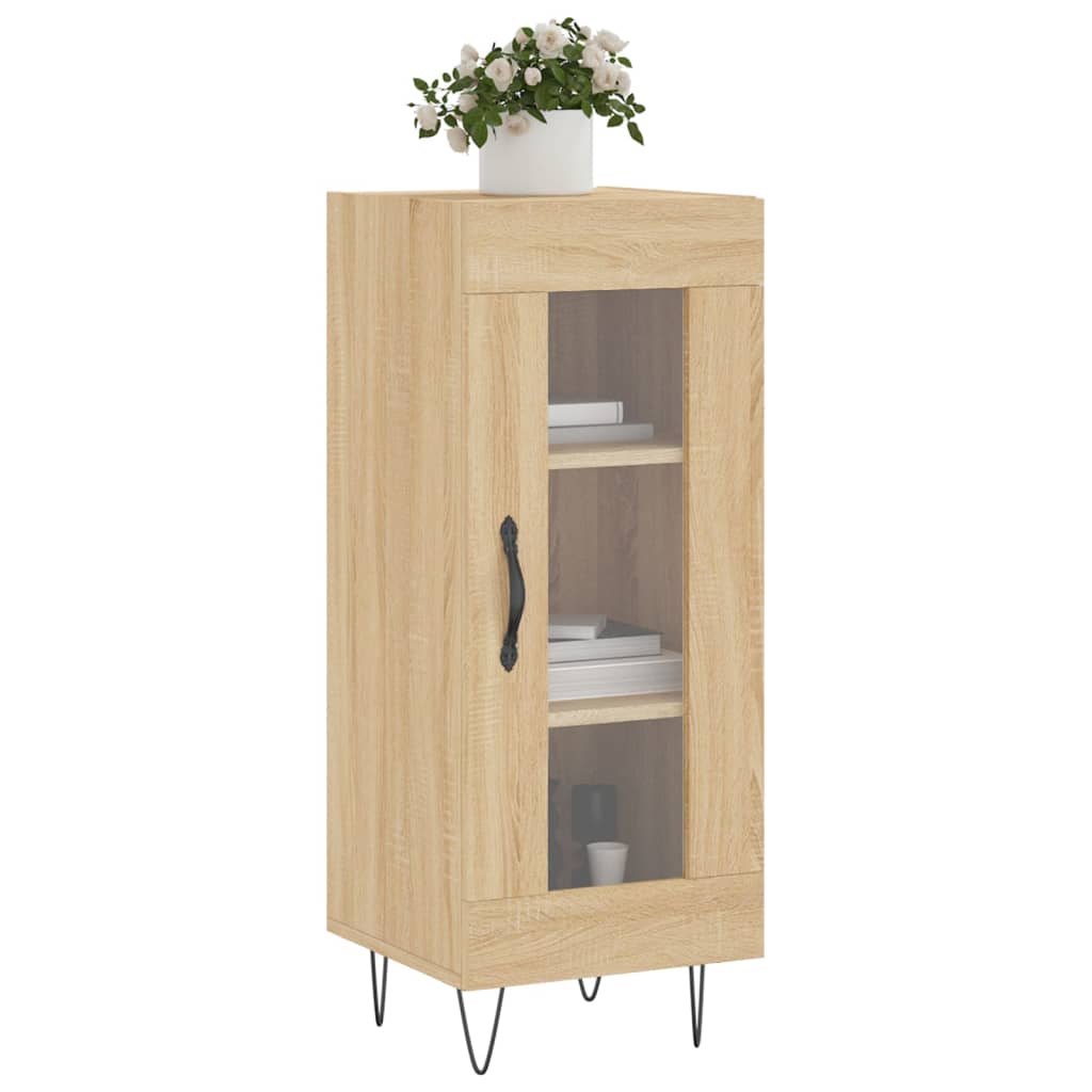 Skjenk sonoma eik 34,5x34x90 cm konstruert tre