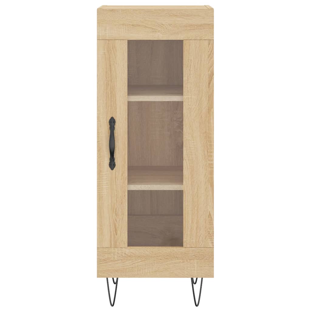 Skjenk sonoma eik 34,5x34x90 cm konstruert tre
