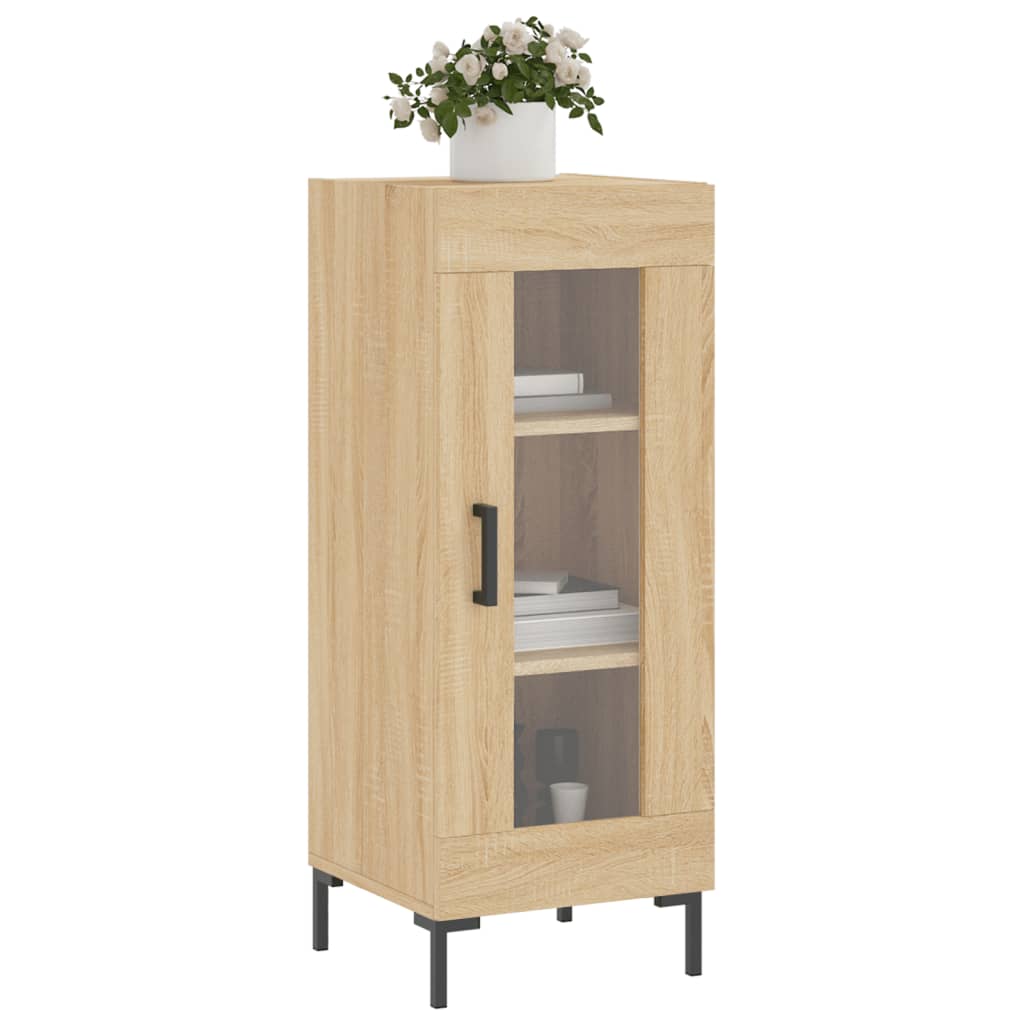 Skjenk sonoma eik 34,5x34x90 cm konstruert tre