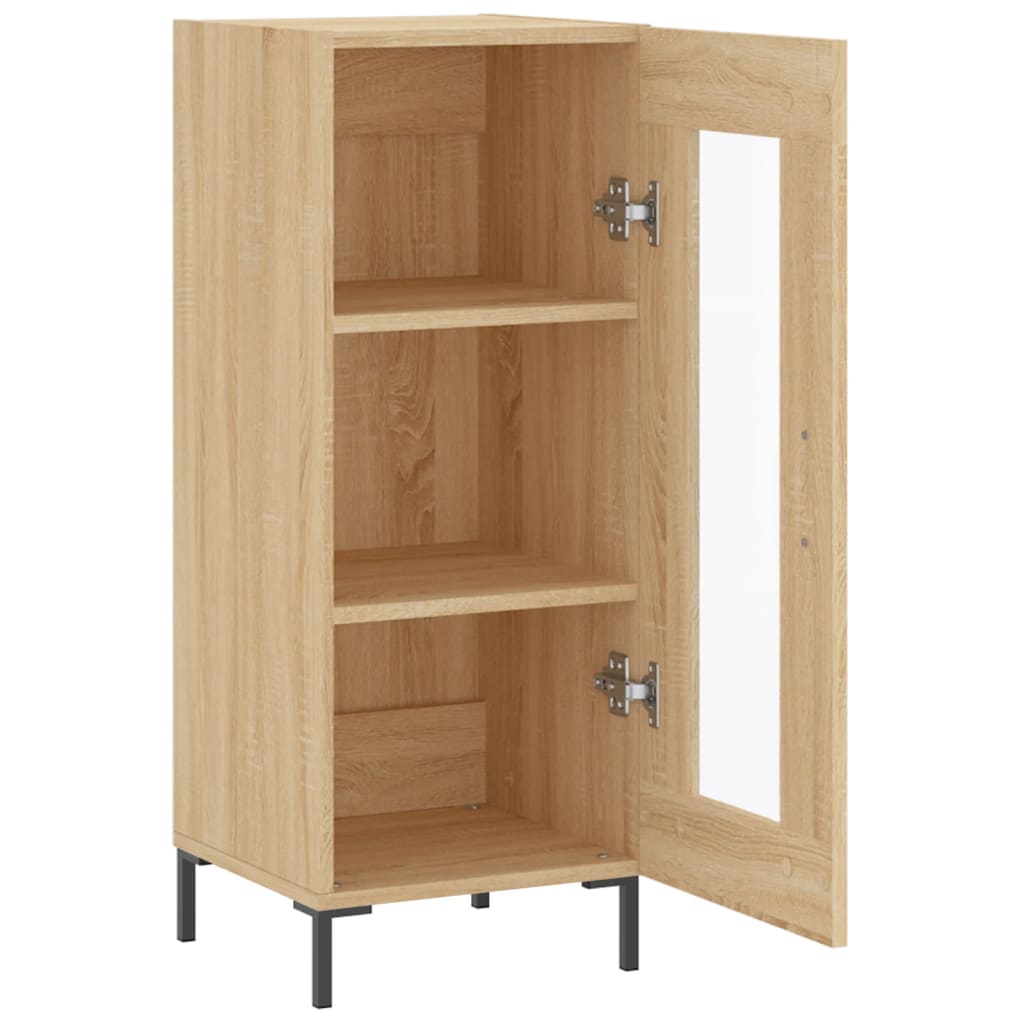 Skjenk sonoma eik 34,5x34x90 cm konstruert tre