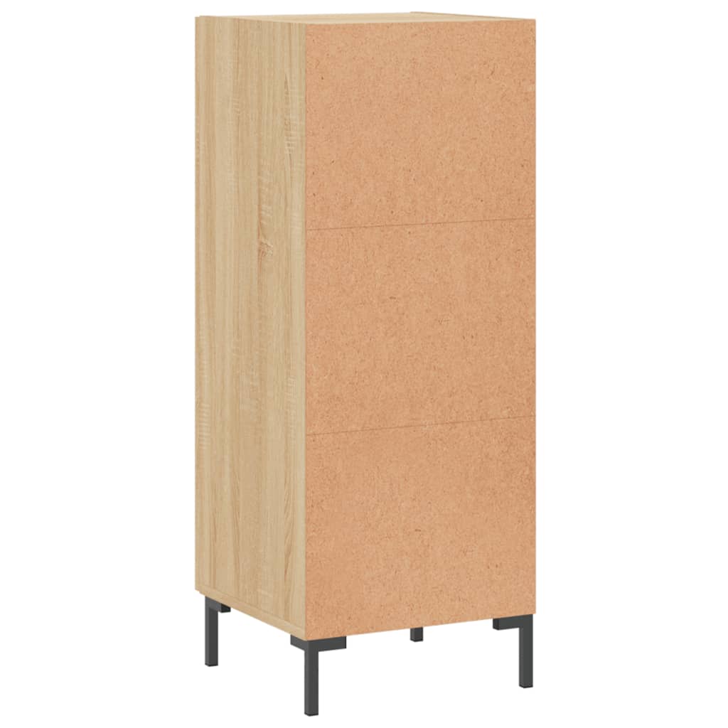 Skjenk sonoma eik 34,5x34x90 cm konstruert tre