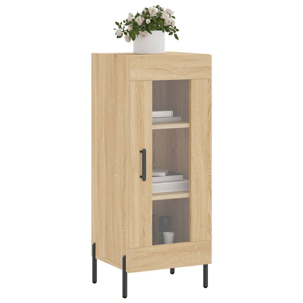 Skjenk sonoma eik 34,5x34x90 cm konstruert tre