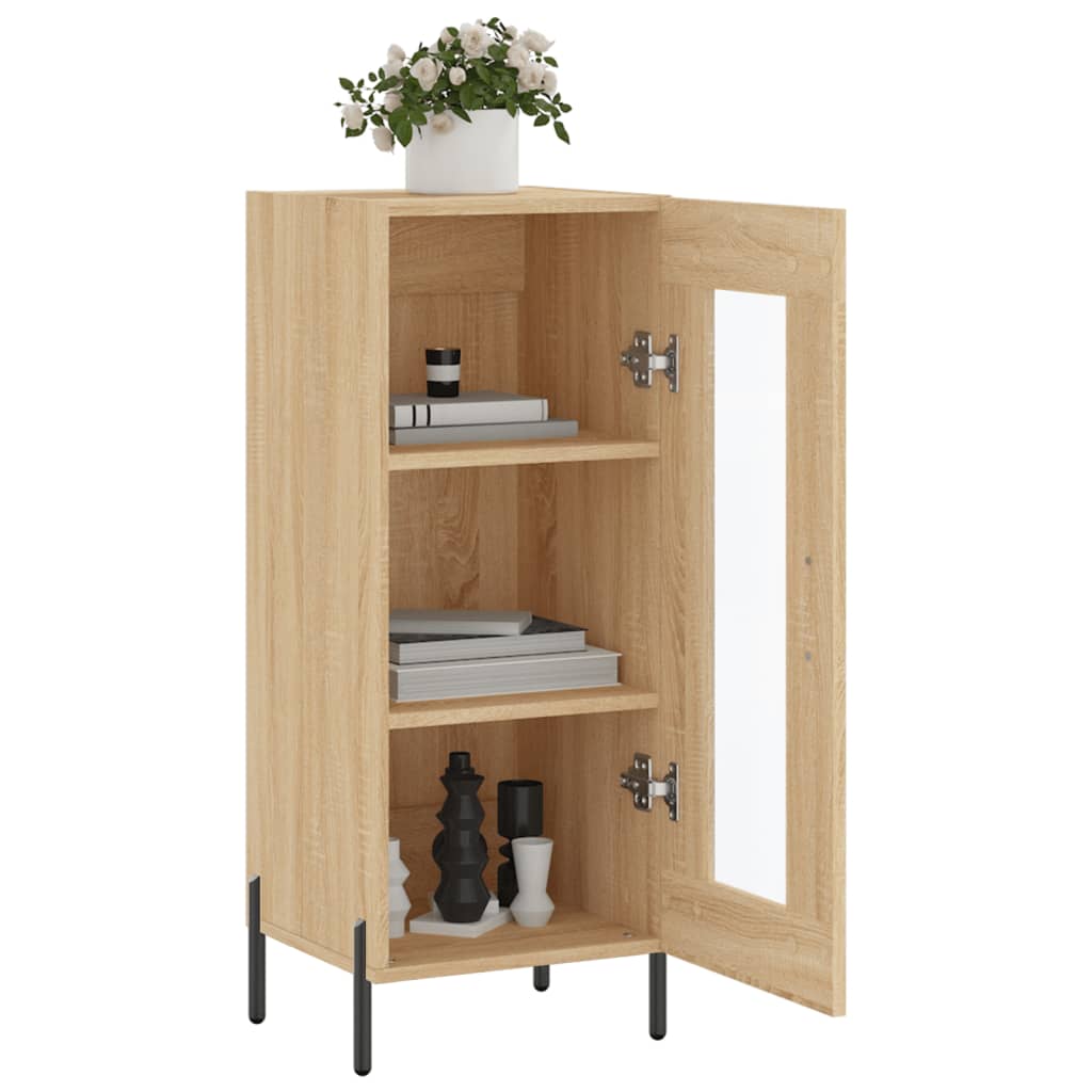 Skjenk sonoma eik 34,5x34x90 cm konstruert tre