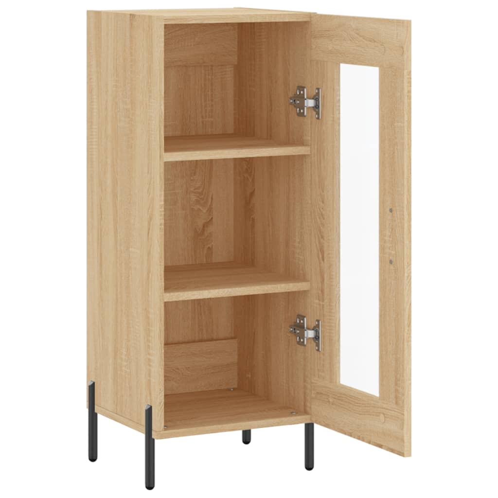 Skjenk sonoma eik 34,5x34x90 cm konstruert tre