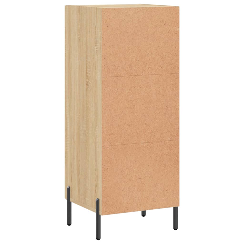 Skjenk sonoma eik 34,5x34x90 cm konstruert tre