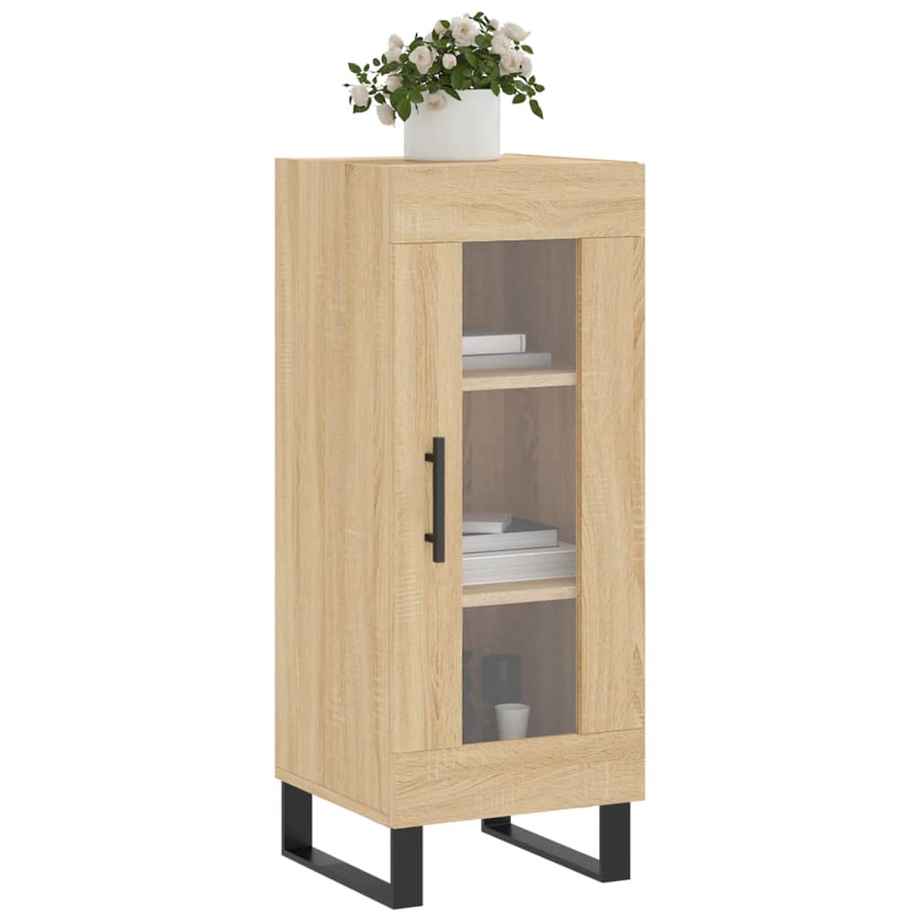 Skjenk sonoma eik 34,5x34x90 cm konstruert tre