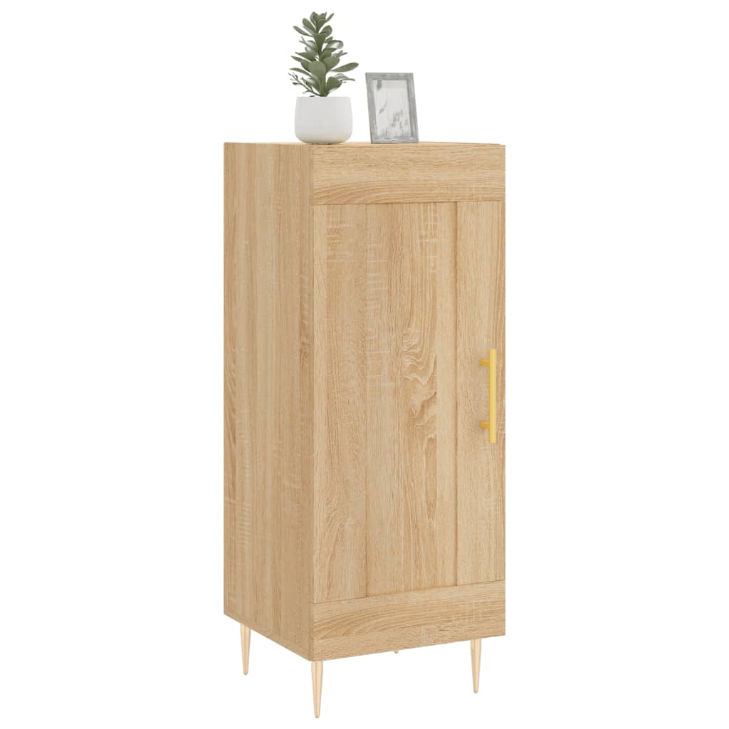 Skjenk sonoma eik 34,5x34x90 cm konstruert tre