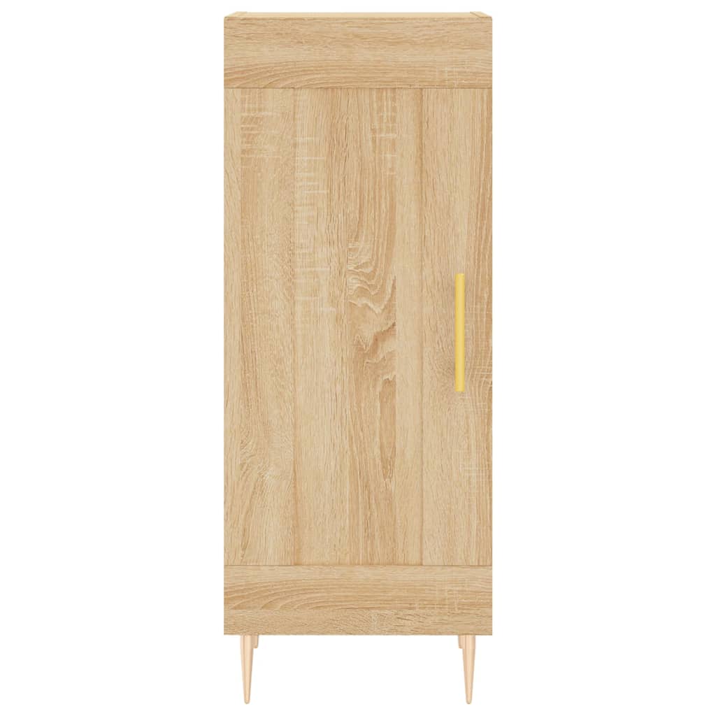 Skjenk sonoma eik 34,5x34x90 cm konstruert tre