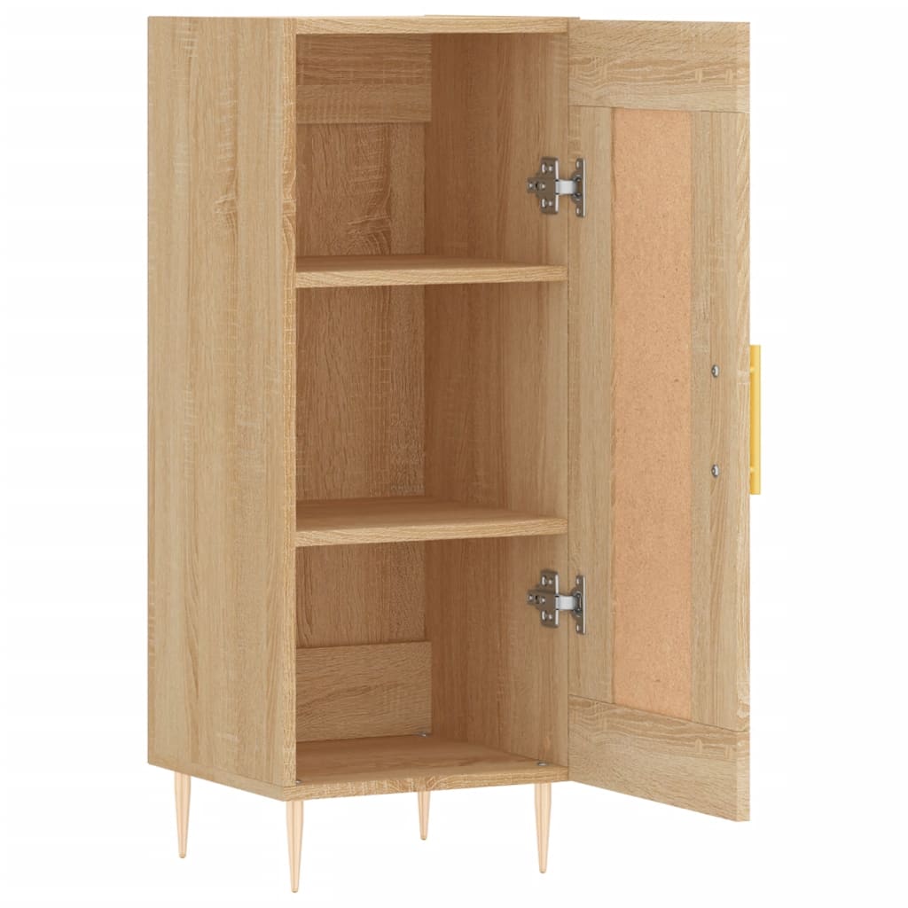 Skjenk sonoma eik 34,5x34x90 cm konstruert tre