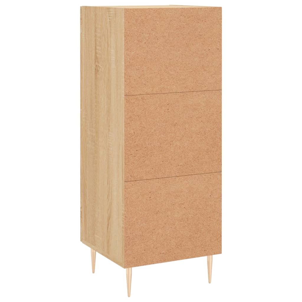 Skjenk sonoma eik 34,5x34x90 cm konstruert tre