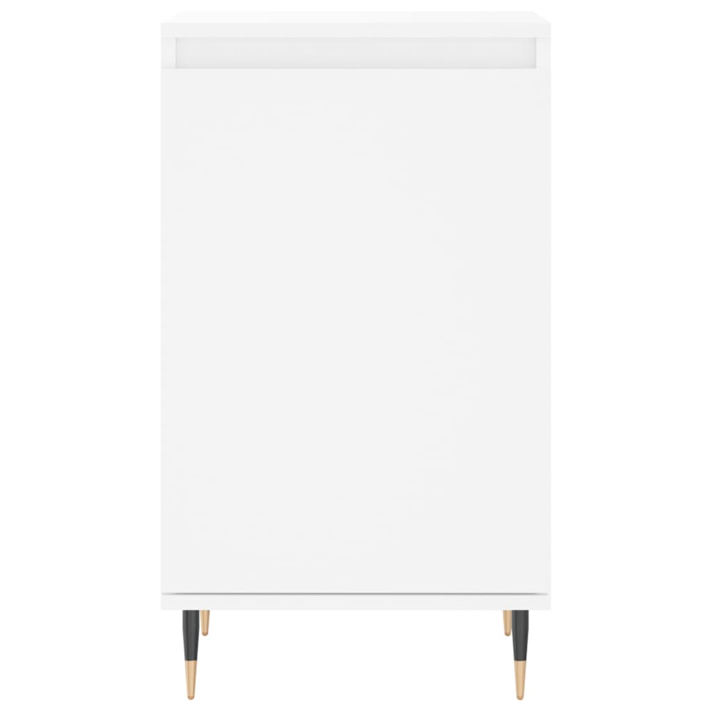 Skjenk hvit 40x35x70 cm konstruert tre