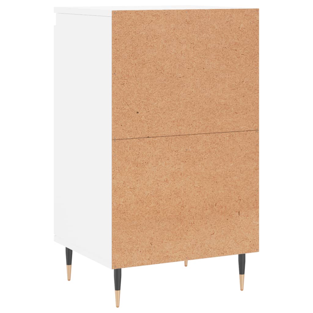 Skjenk hvit 40x35x70 cm konstruert tre