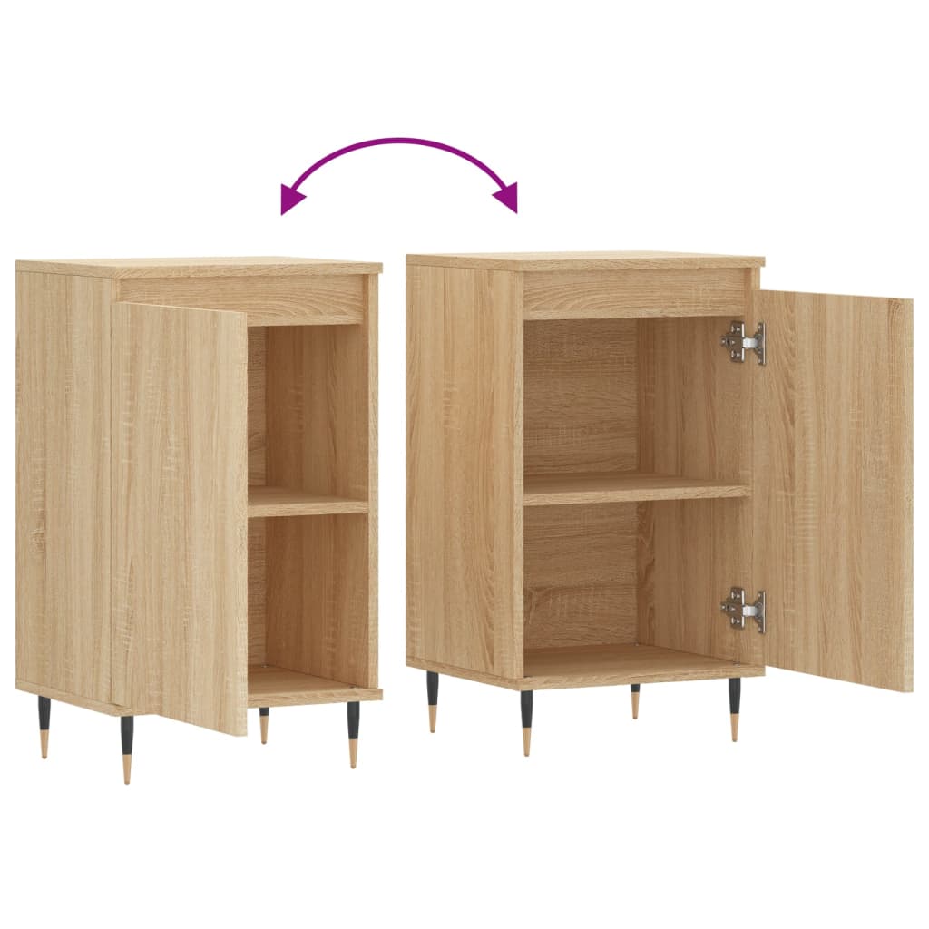 Skjenk sonoma eik 40x35x70 cm konstruert tre