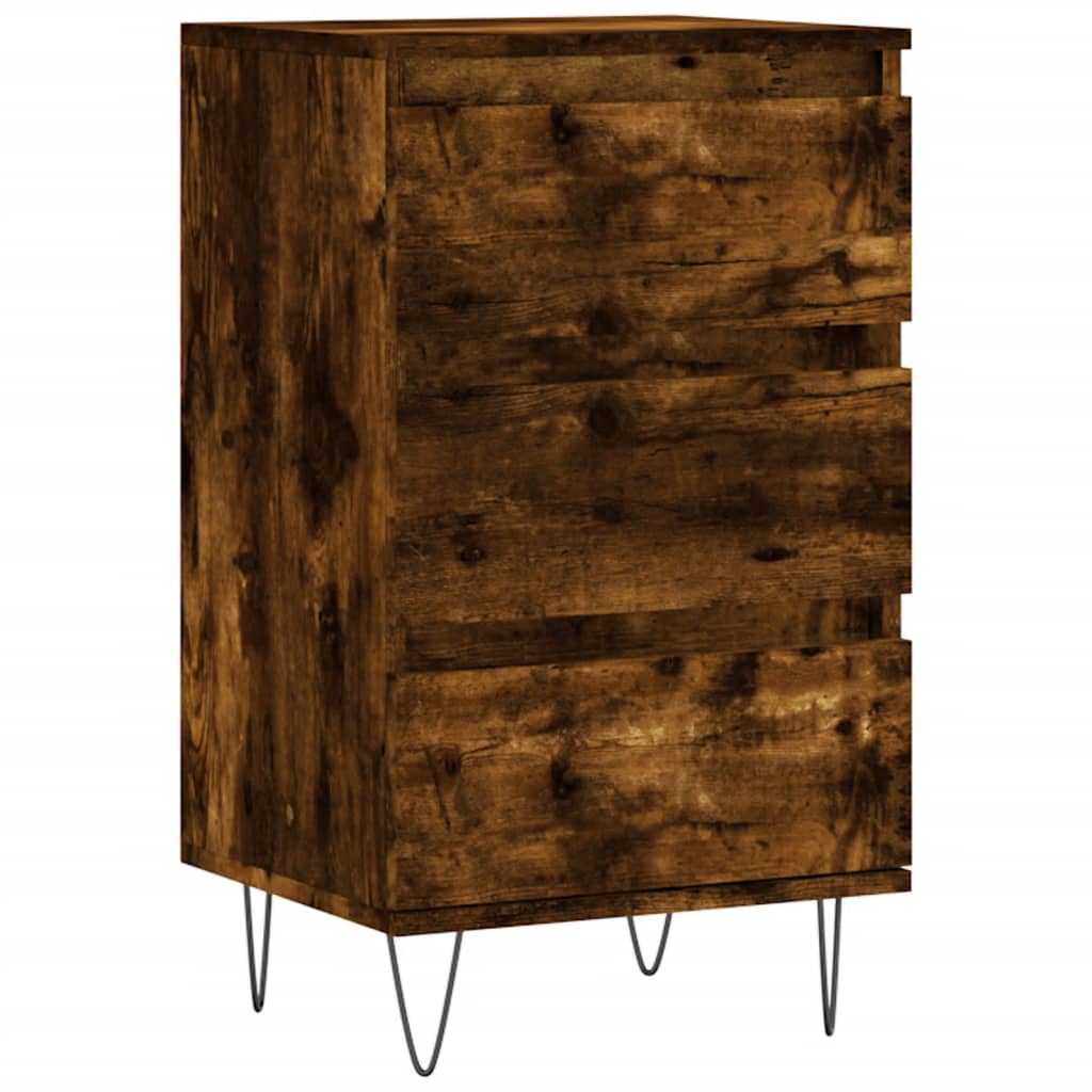 Skjenk røkt eik 40x35x70 cm konstruert tre