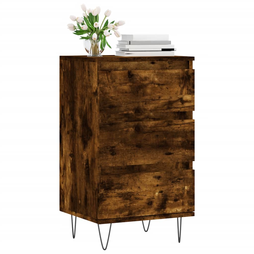 Skjenk røkt eik 40x35x70 cm konstruert tre