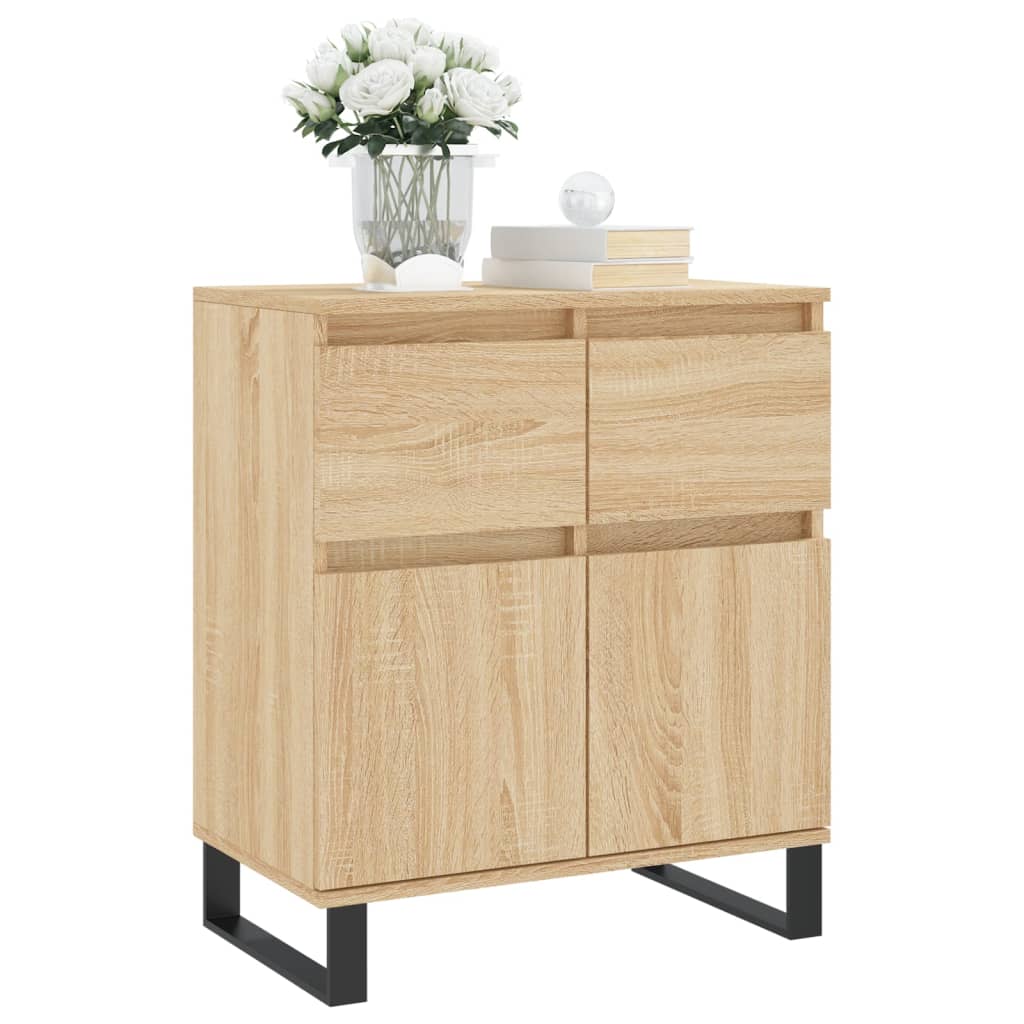 Skjenk sonoma eik 60x35x70 cm konstruert tre