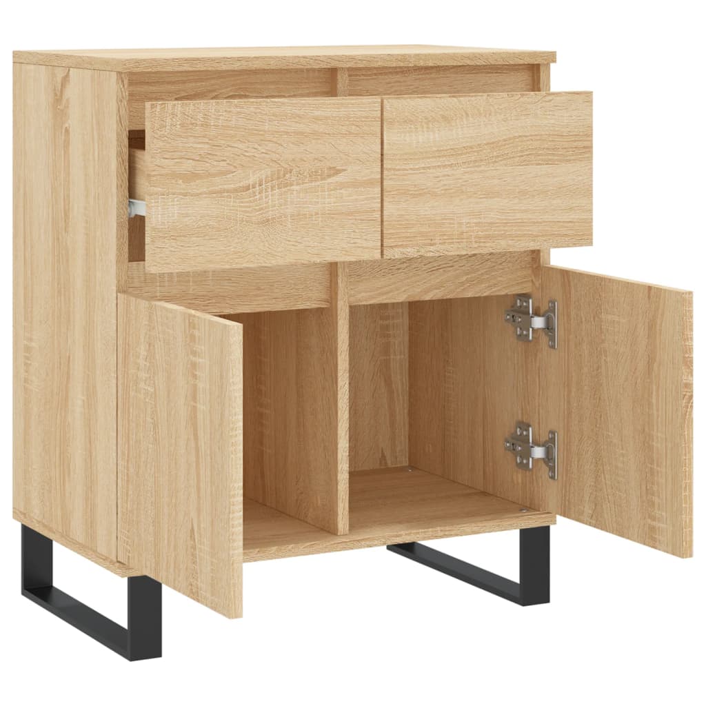 Skjenk sonoma eik 60x35x70 cm konstruert tre