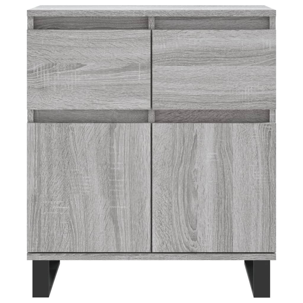 Skjenk grå sonoma 60x35x70 cm konstruert tre