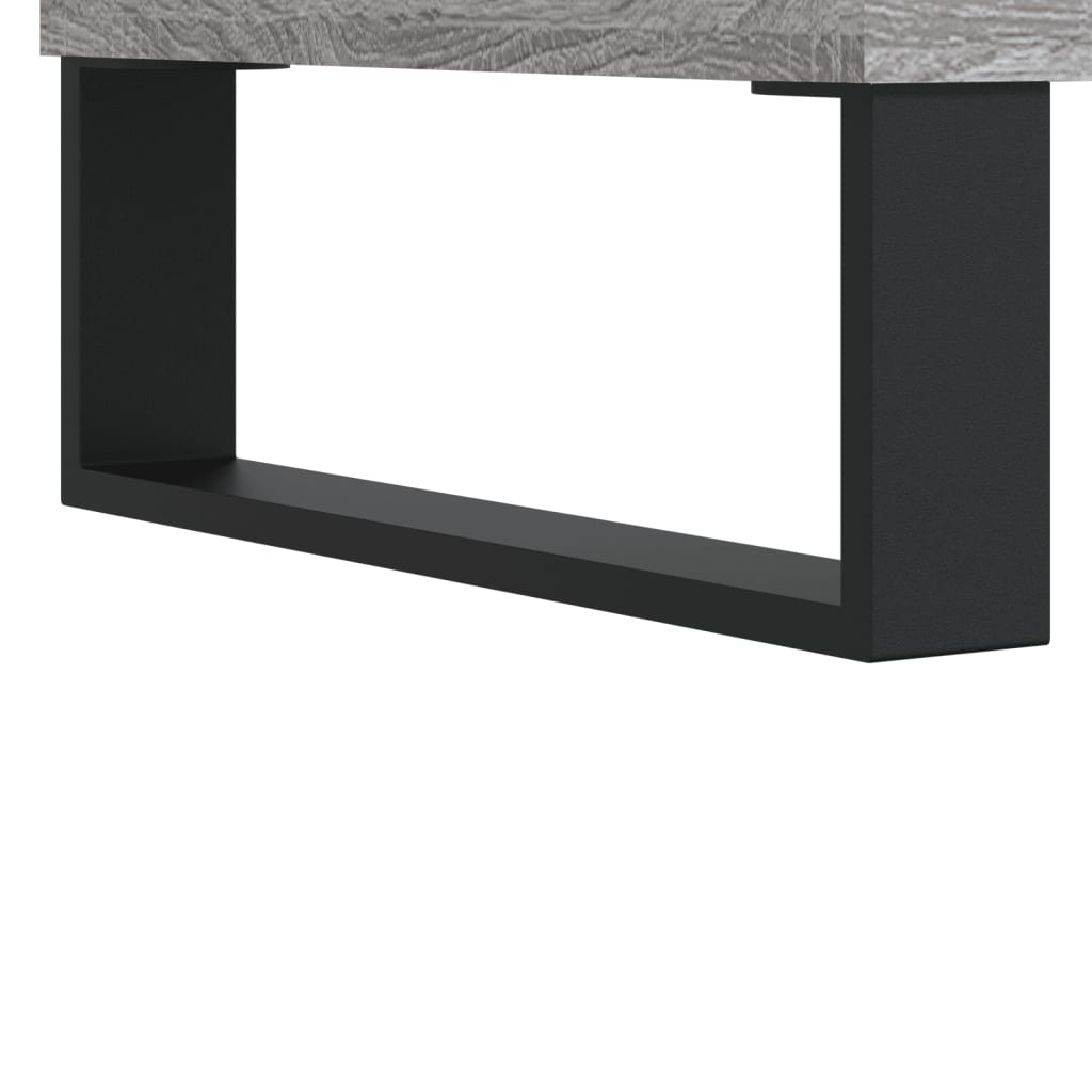 Skjenk grå sonoma 60x35x70 cm konstruert tre