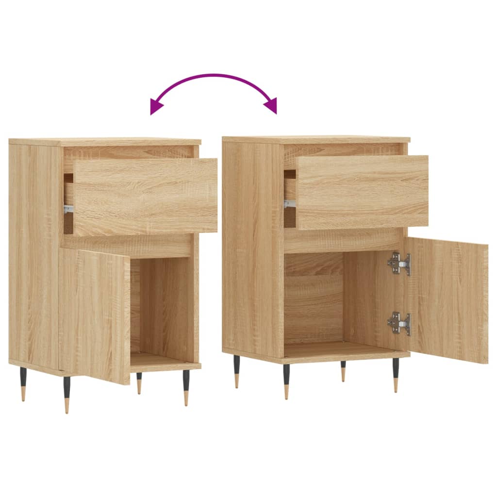 Skjenk sonoma eik 40x35x70 cm konstruert tre