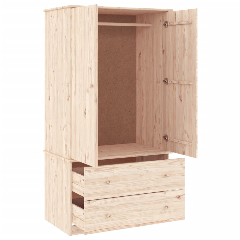 Garderobe ALTA 90x55x170 cm heltre furu