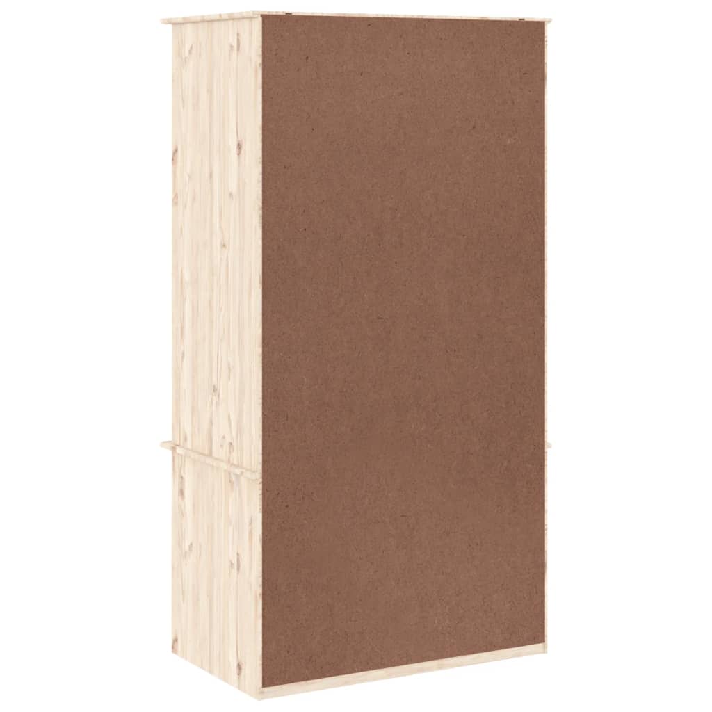 Garderobe ALTA 90x55x170 cm heltre furu