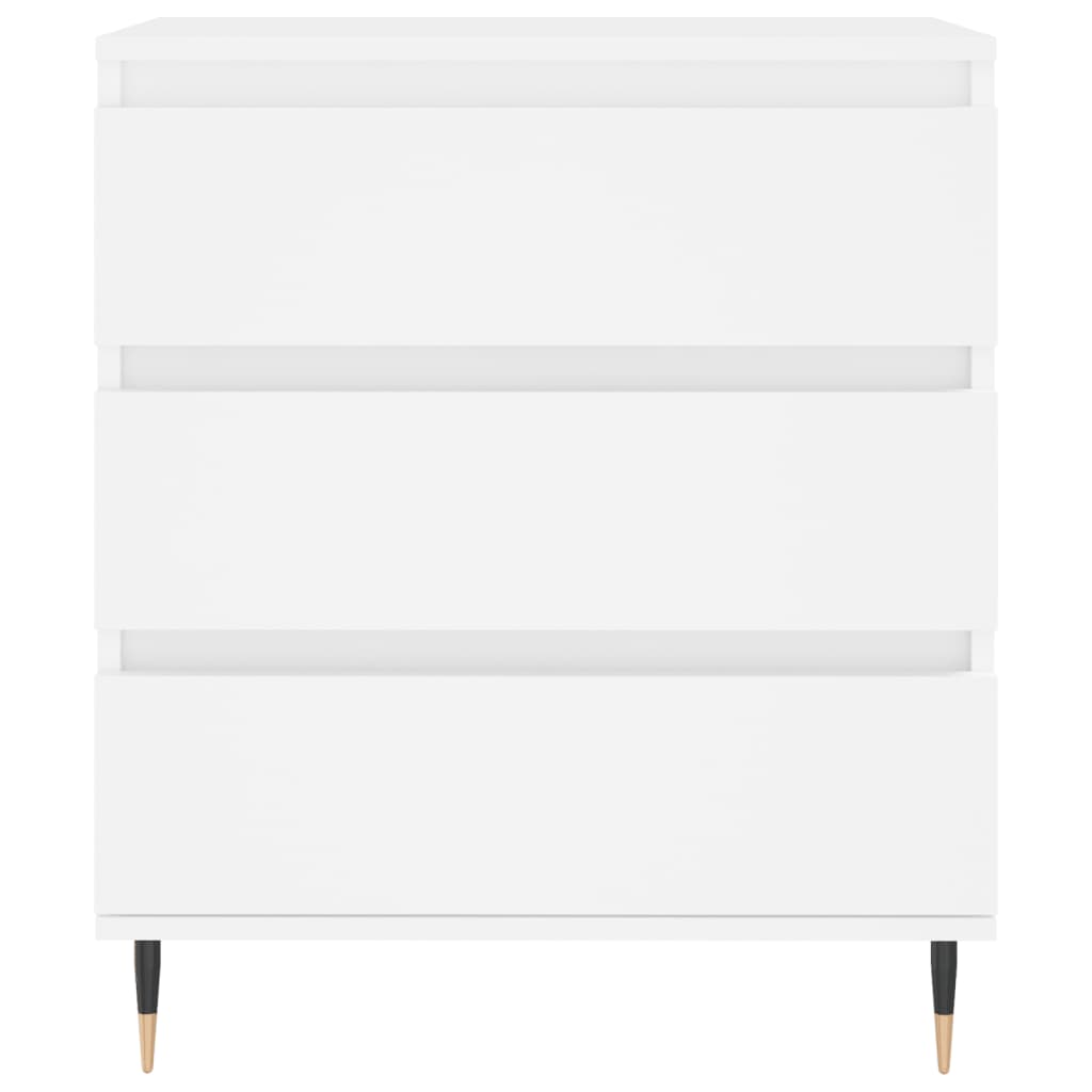 Skjenk hvit 60x35x70 cm konstruert tre