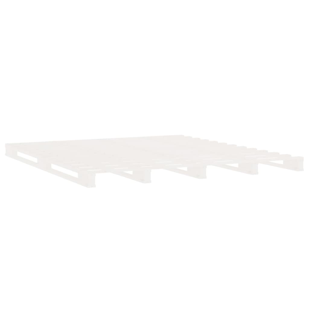 Sengeramme hvit 120x190 cm heltre furu Small Double