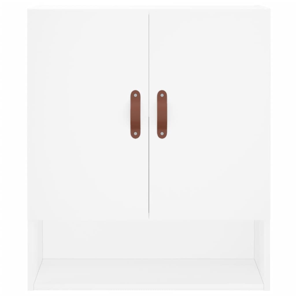 Veggskap hvit 60x31x70 cm konstruert tre