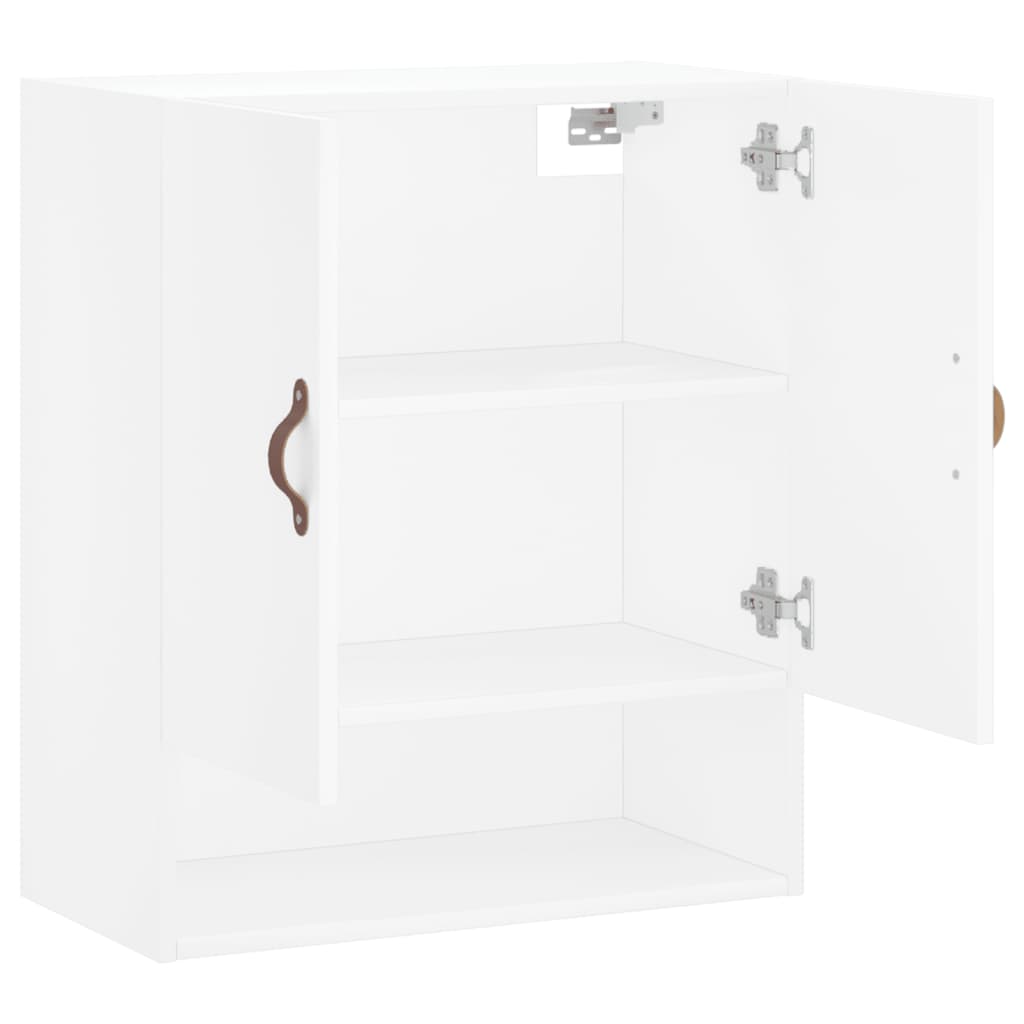 Veggskap hvit 60x31x70 cm konstruert tre