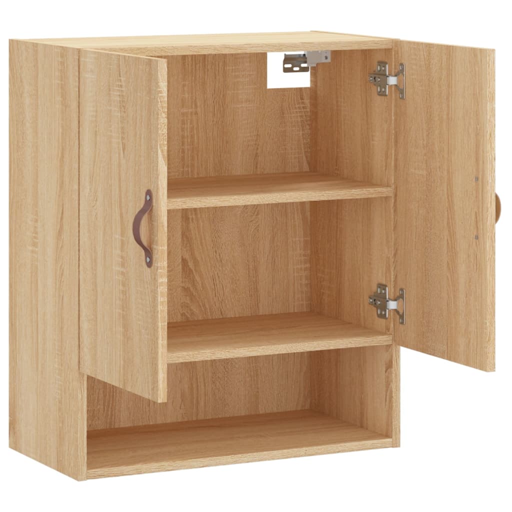 Veggskap sonoma eik 60x31x70 cm konstruert tre