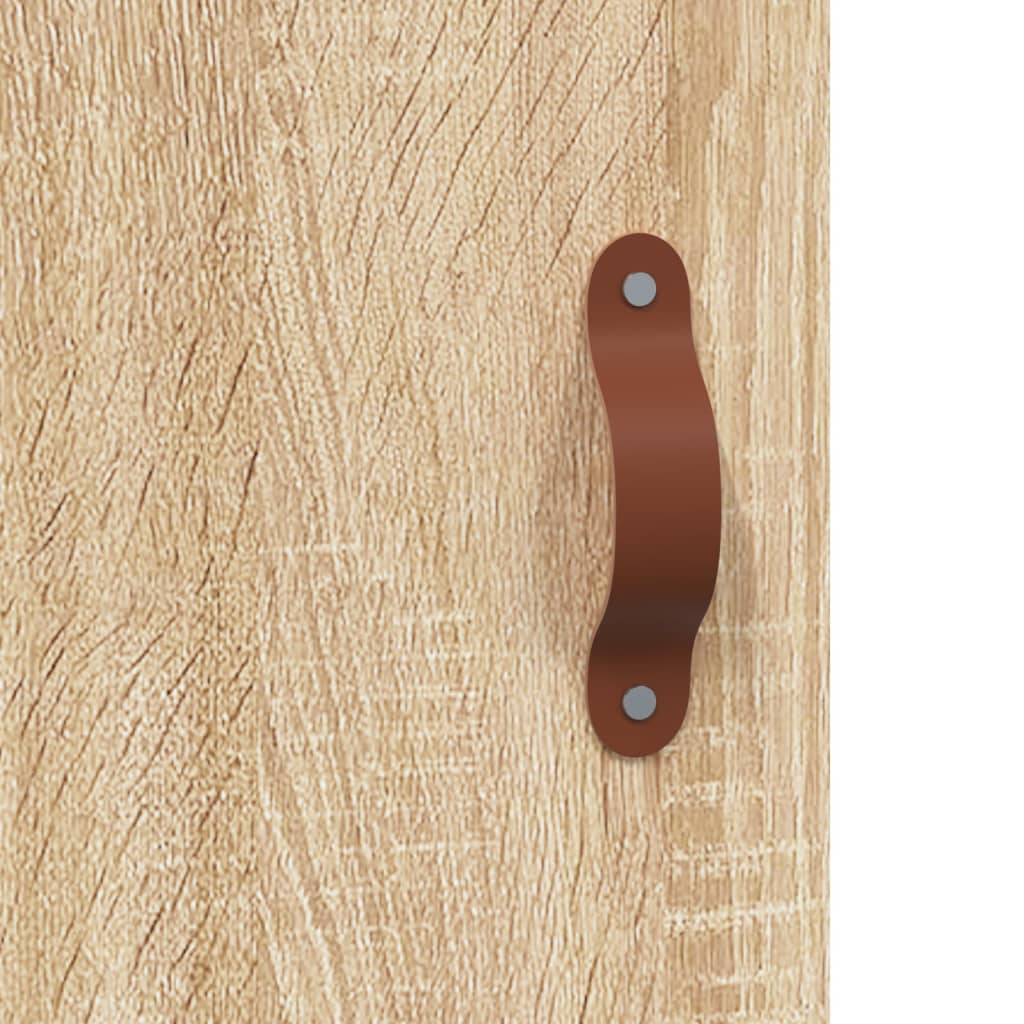 Veggskap sonoma eik 60x31x70 cm konstruert tre