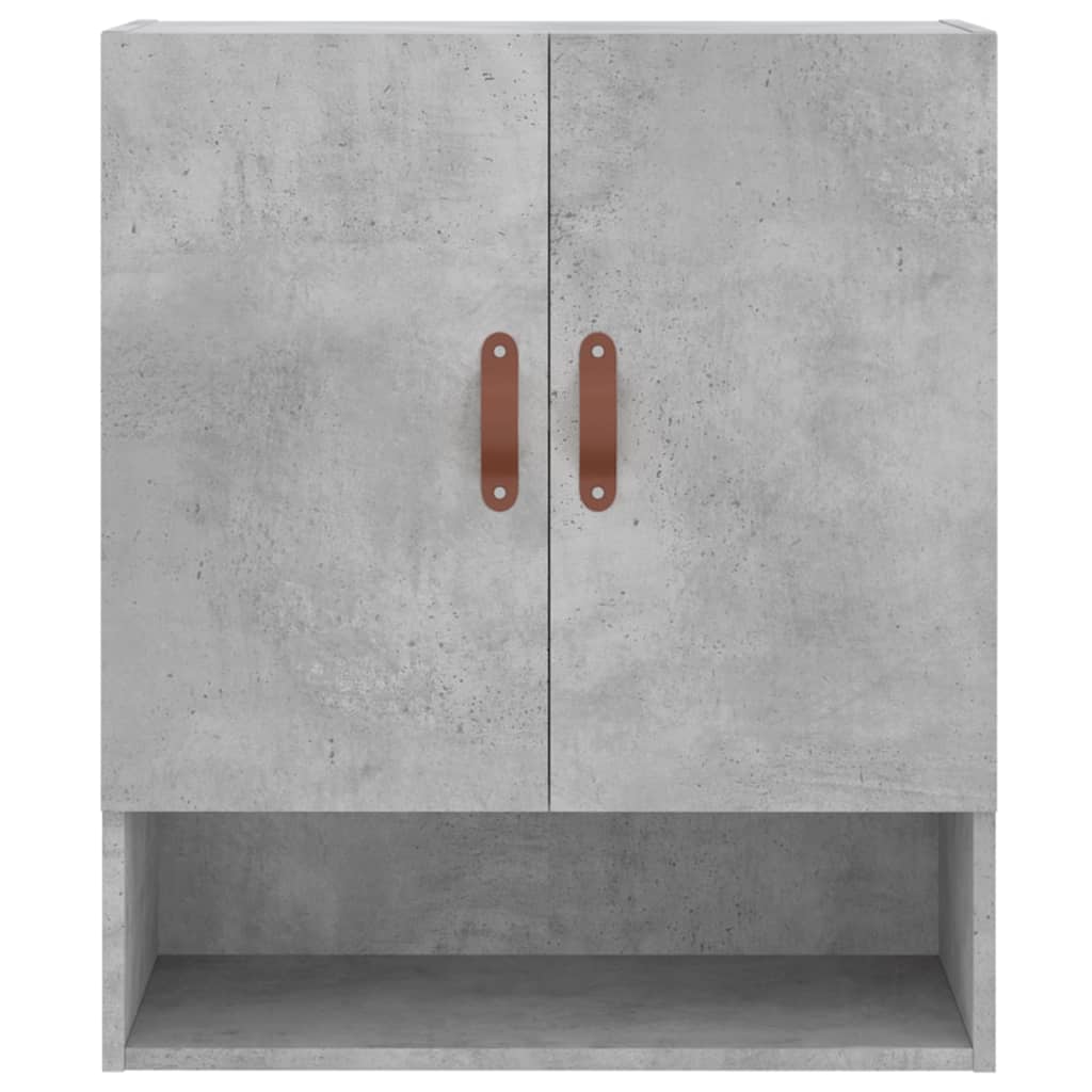 Veggskap betonggrå 60x31x70 cm konstruert tre