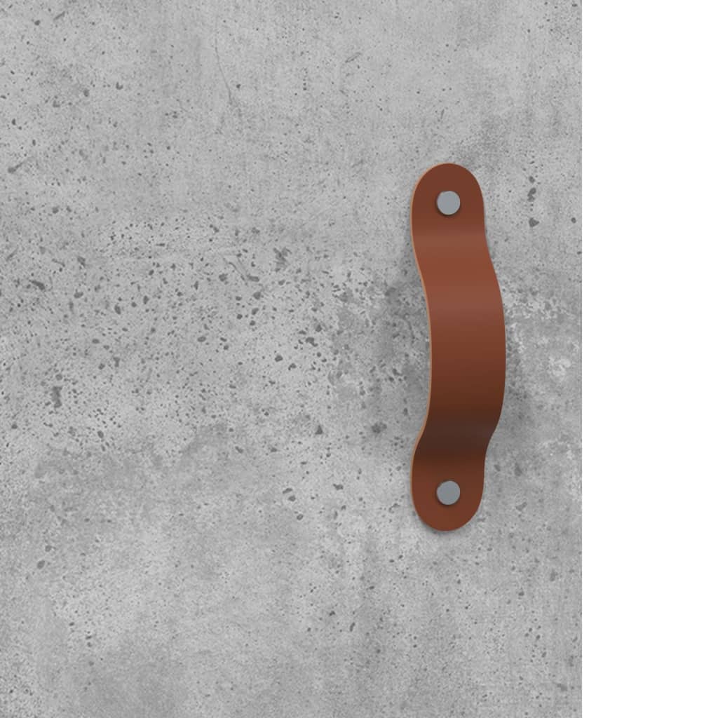Veggskap betonggrå 60x31x70 cm konstruert tre